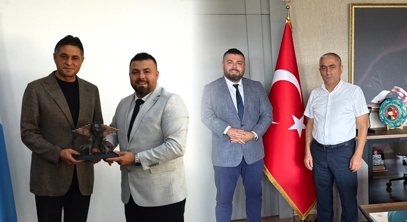 Ozan Yıldızbaş'tan Kaymakam ve Belediye Başkanına Ziyaret