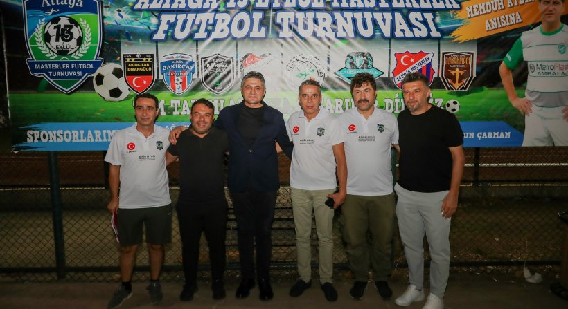 Aliağa 13 Eylül Masterler Futbol Turnuvası Başladı