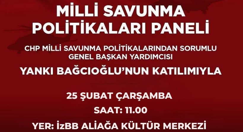 Aliağa'da 'Milli Savunma Politikaları' Paneli